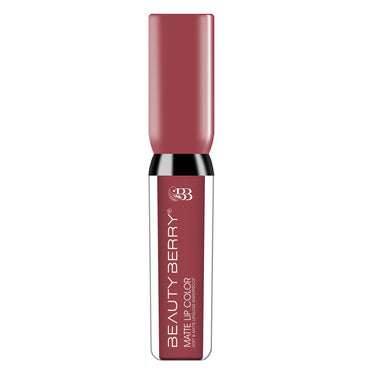 Beauty Berry Soft & Matte Waterproof Lip Color Liquid Lipstick - Rich Pigment, Long Lasting, Non-Transfer With Vitamin E (Sanguine Brown-03, 1)
